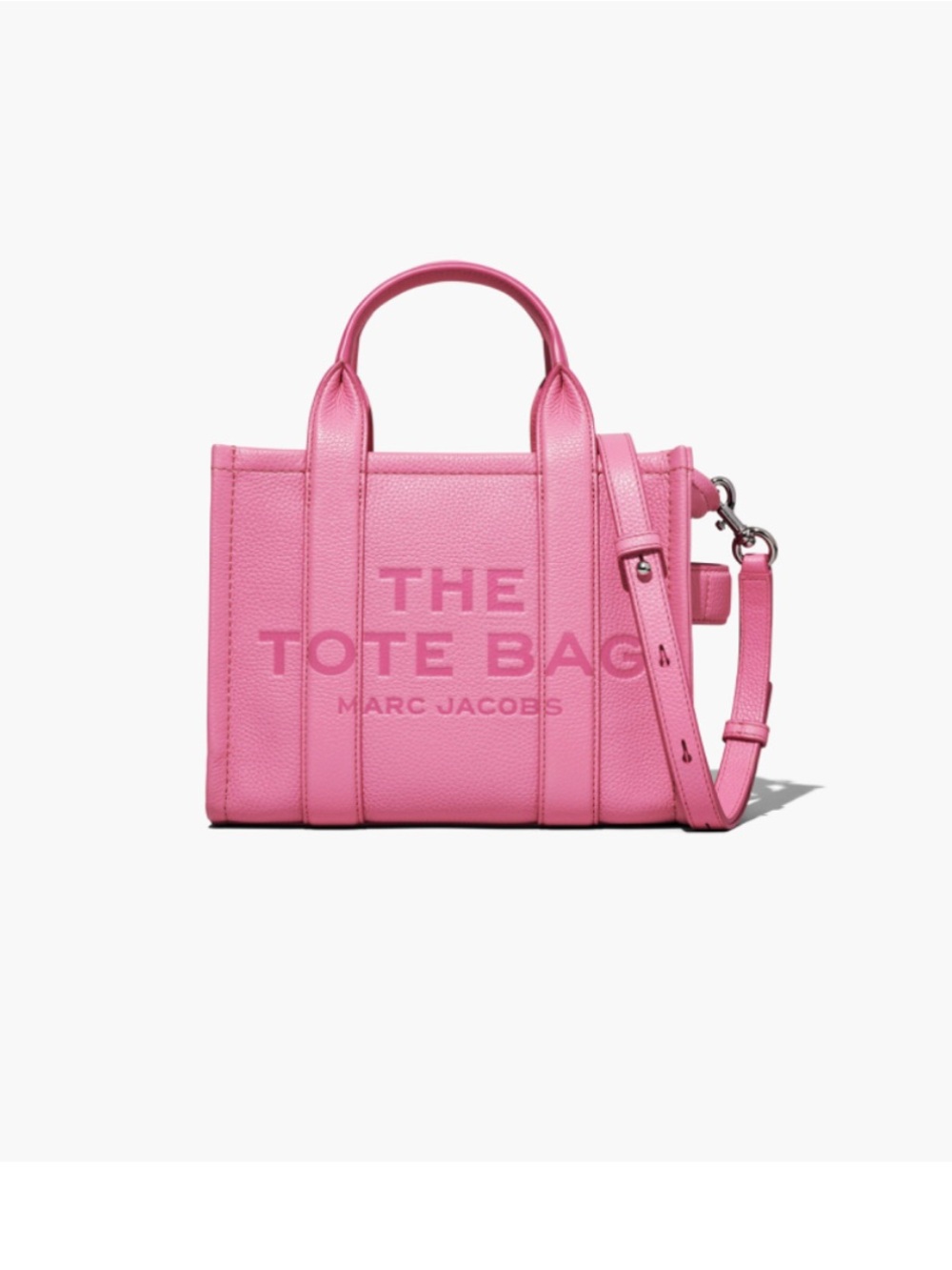 Marc Jacobs Pink The Tote Mini Crossbody
